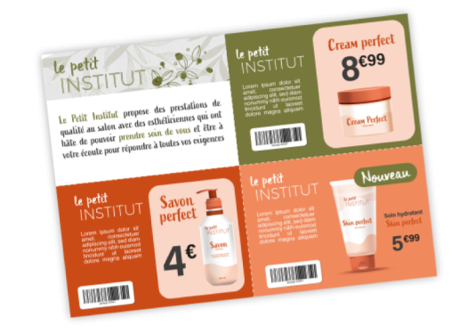 Coupon réduction esthétique offre client