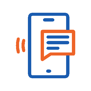 Smartphone message SMS notification client